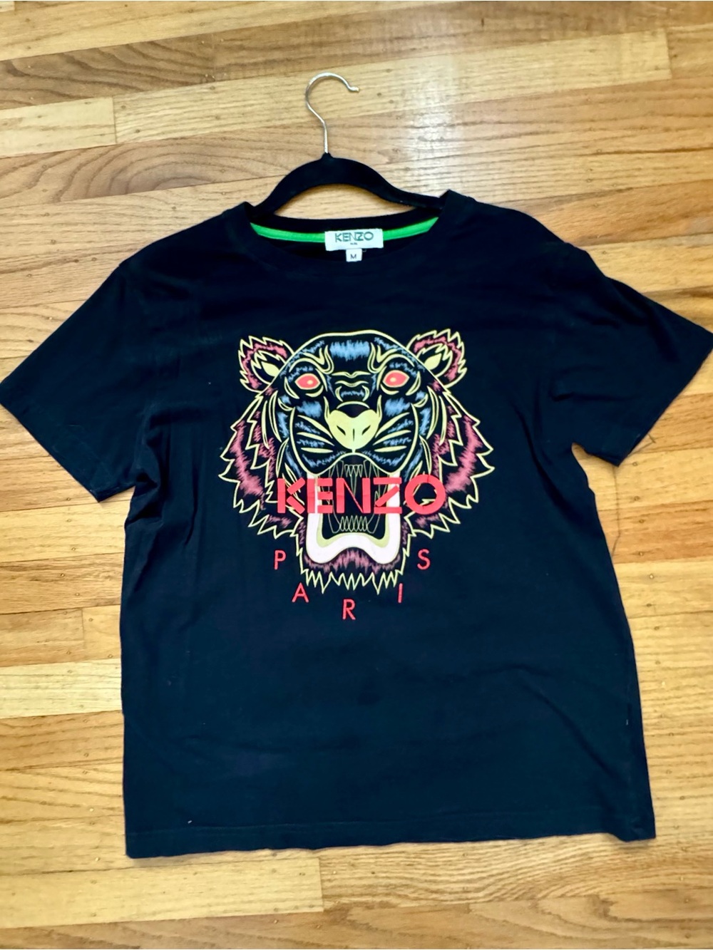 Kenzo Paris Tiger Graphic T-Shirt Black